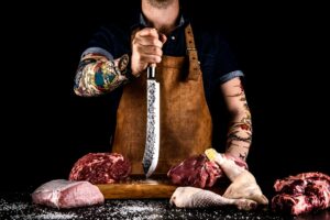 Olive Forged butcher knife Olive sf HR (1)