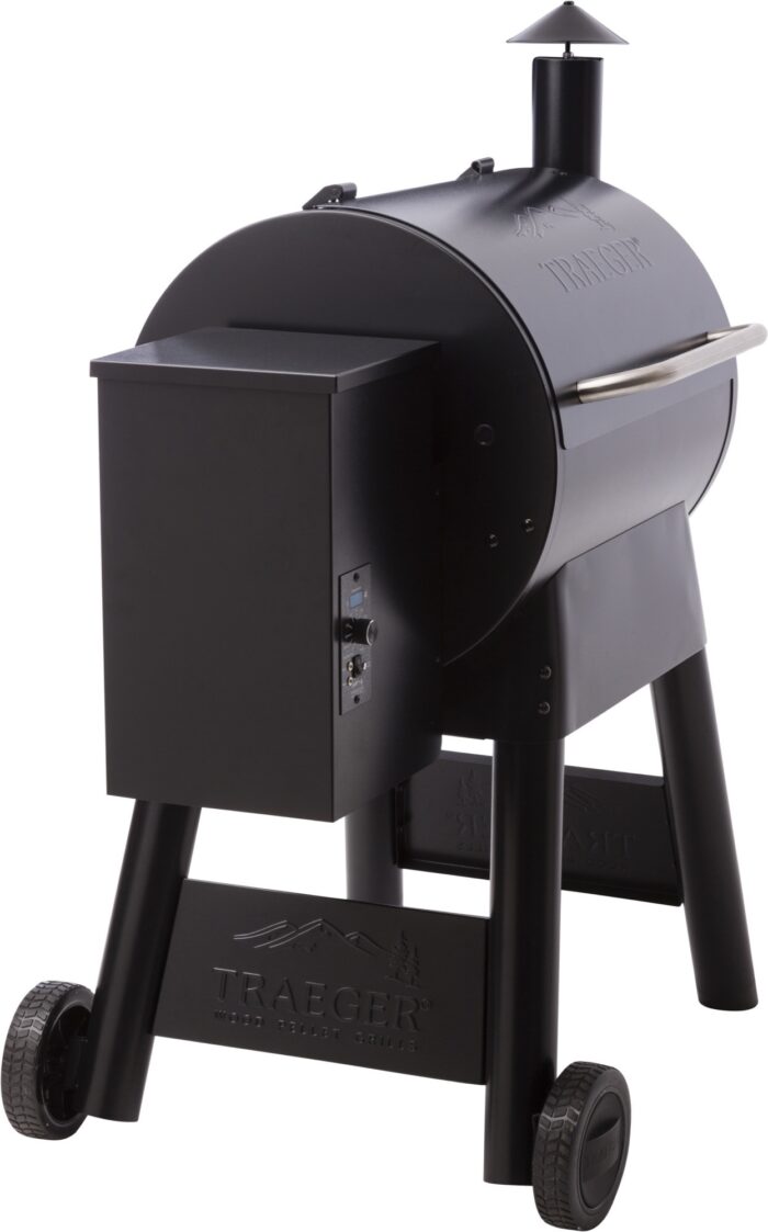 BF-Grills_TFB57PUB_Pro 22_HOPPER SIDE_Blue_Traeger