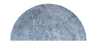 Halve maan speksteen / soapstone Kamado Joe