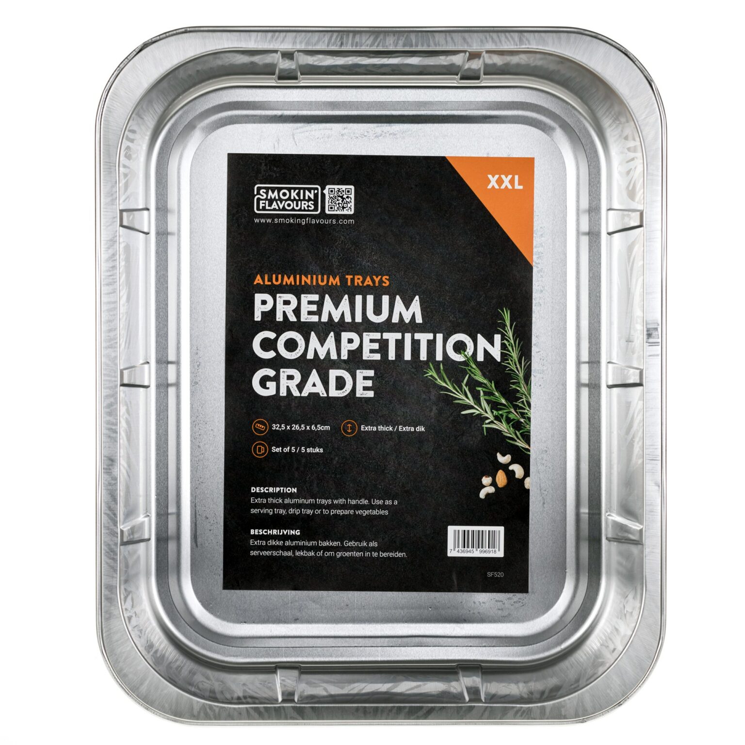 Smoking-Flavours-aluminium-druippan-XXL-pack