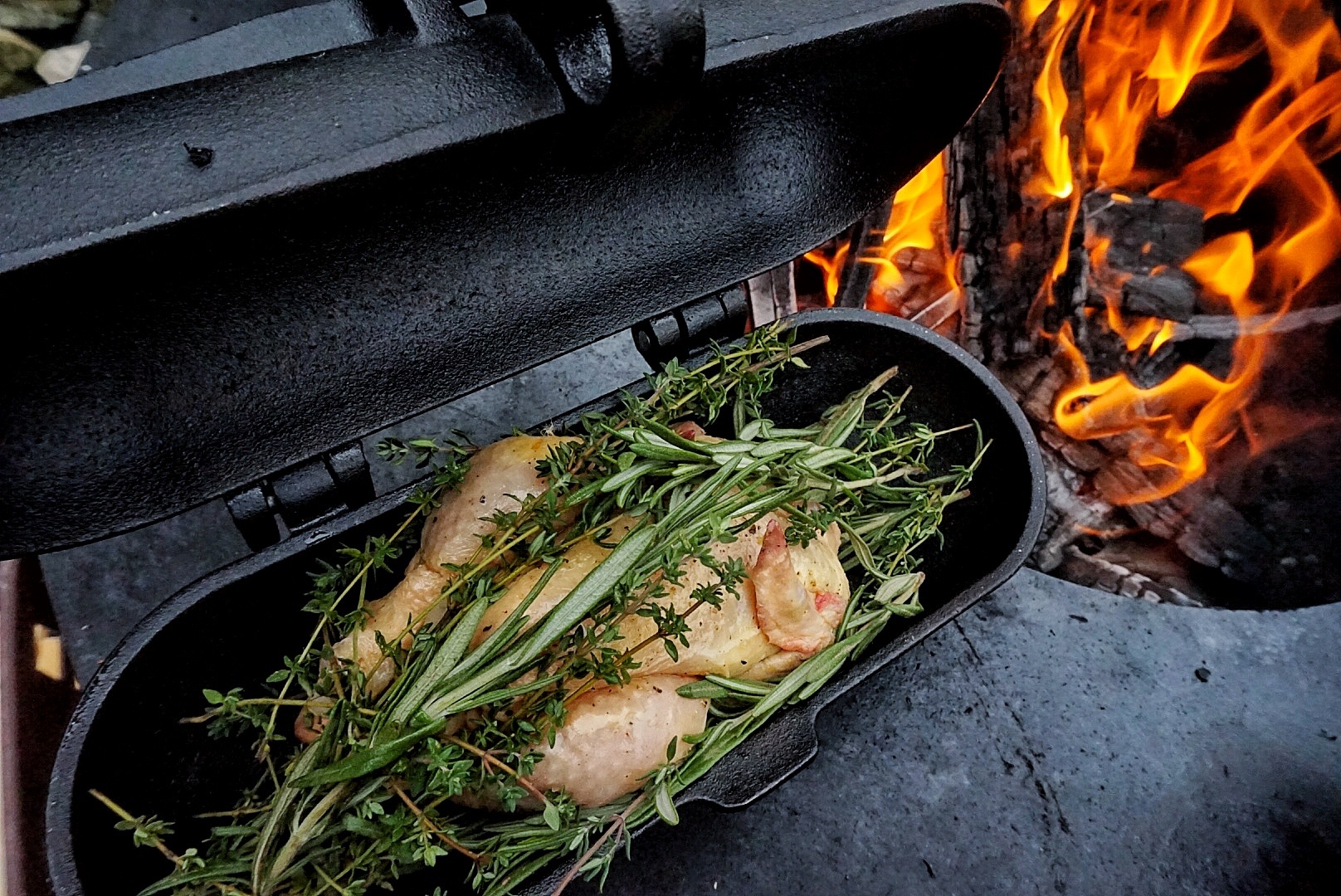 Piepkuiken uit het vuur