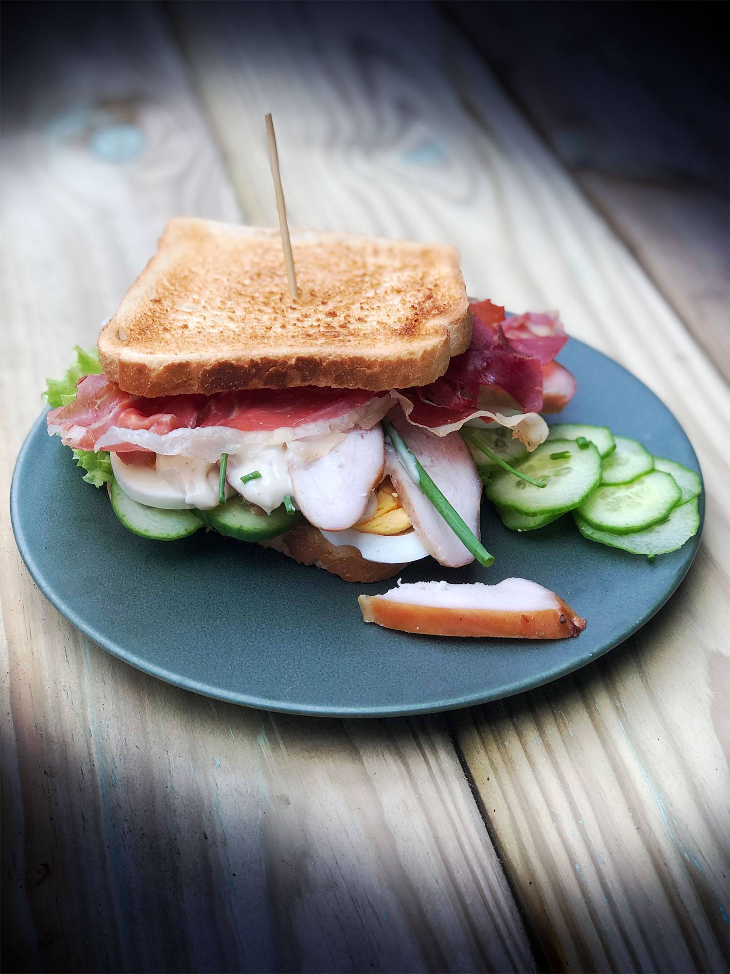 Sandwich Gerookte kip