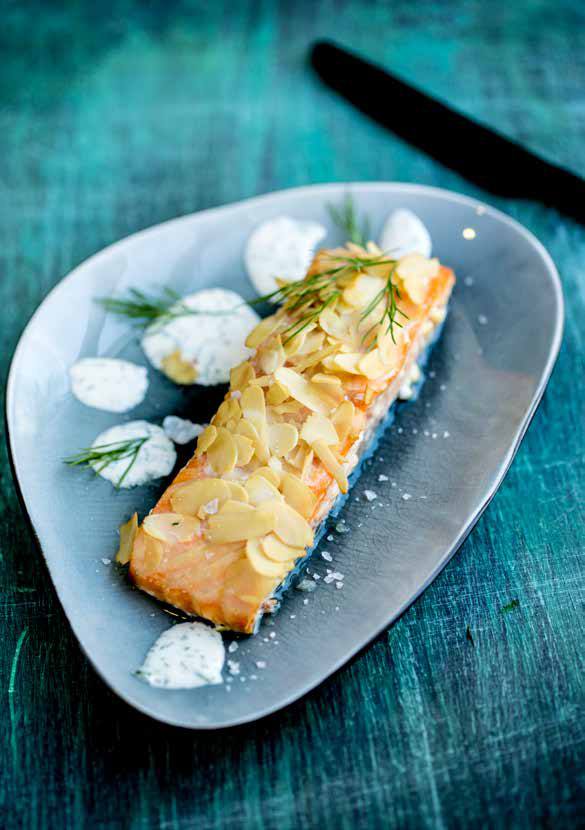 Warm gerookte zalm