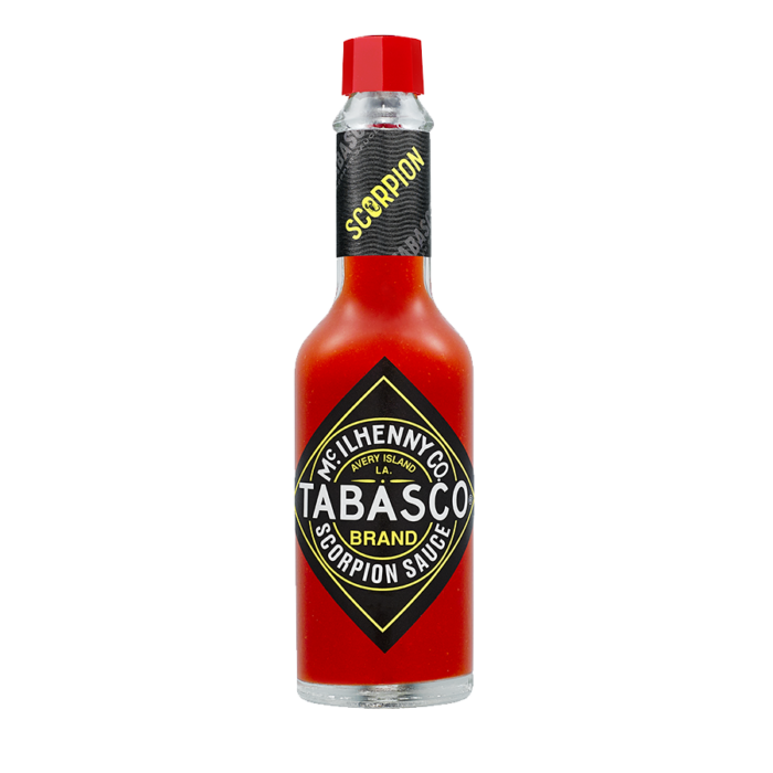 Tabasco-Scorpion-sauce-fles-glas-