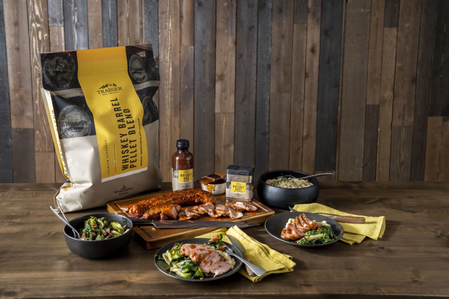 Traeger pellets Whistle Pig Maple Burbon Reverse Seared Pork Tenderloin Consumables6421