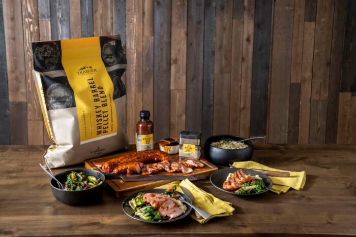 Traeger pellets Whistle Pig Maple Burbon Reverse Seared Pork Tenderloin Consumables6421