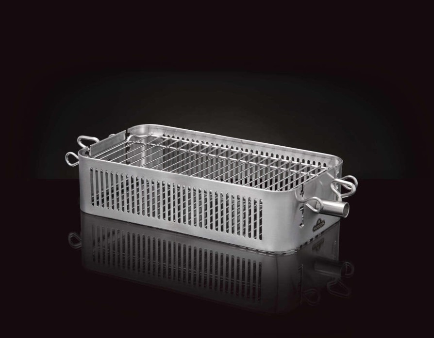 Adjustable-Stainless-Steel-Rotisserie-Basket-OnBlack