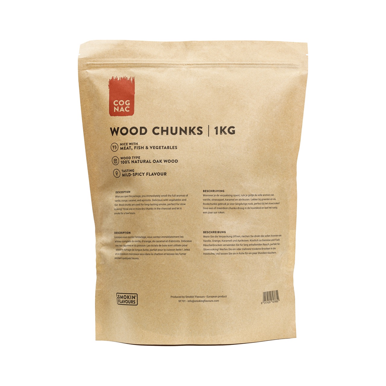 SF701 Chunks Cognac Back groot