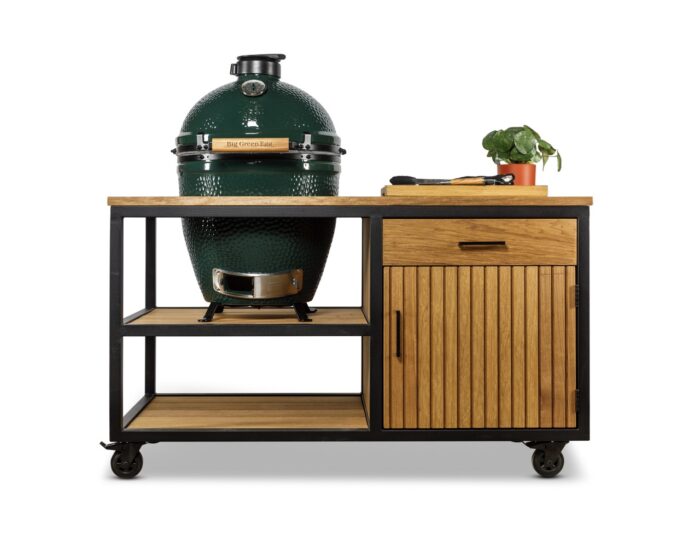 Stalen-Frame-kast-lade-met-big-green-egg-20 groot