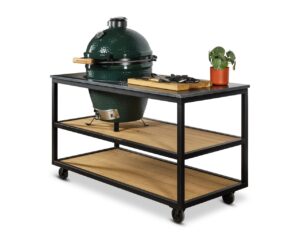 Stalen-Frame-tafel-Natuursteen-met-big-green-egg-06